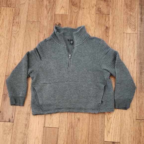 Athleta Gray Zip Up Sweater Cozy and Versatile - Picture 11 of 12